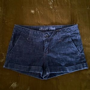 Denim jean shorts